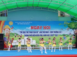 TRƯỜNG MẦM NON SƠN CA THAM DỰ HỘI THI " NGÀY HỘI THỂ DỤC THỂ THAO CỦA BÉ " LẦN THỨ NHẤT, CỤM TRƯỜNG SỐ I THÀNH PHỐ ĐIỆN BIÊN PHỦ - NĂM HỌC 2020 - 2021